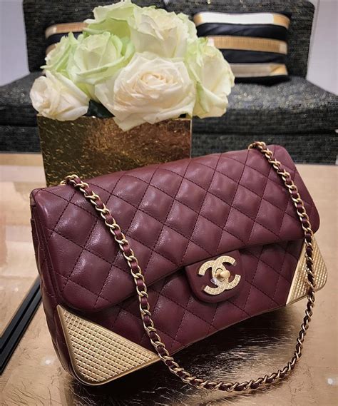 chanel studded corners flap bag|chanel flap bag top handle.